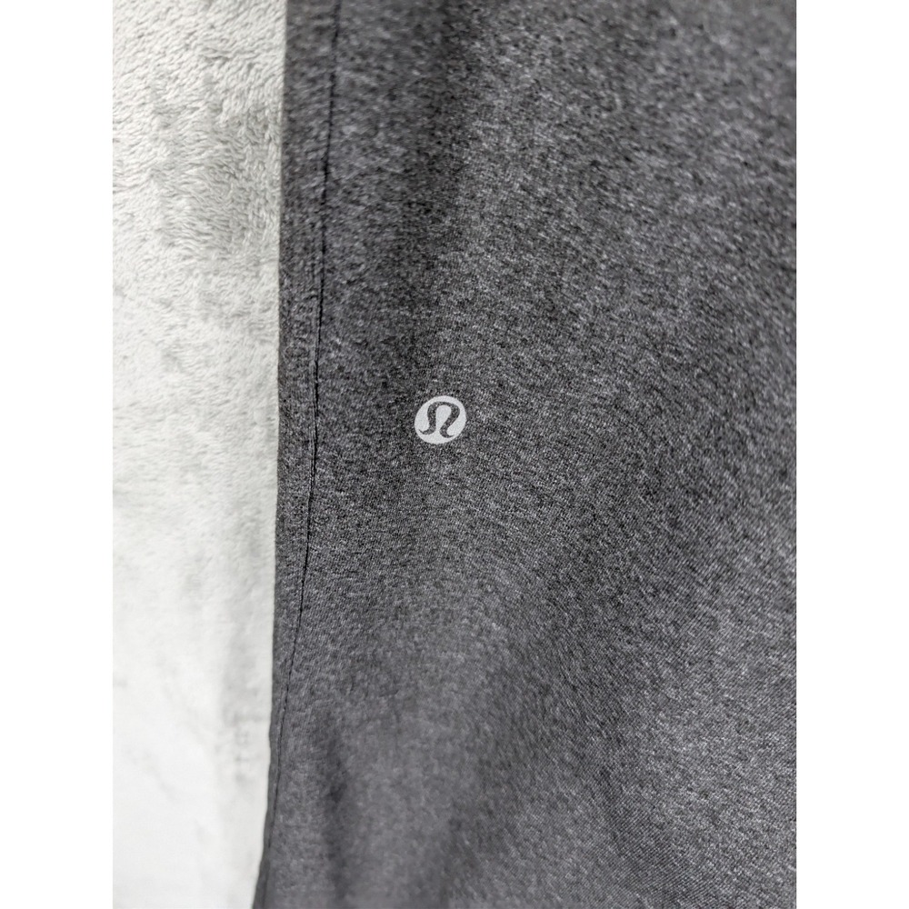 Lululemon Men's Pull On Pants Sz L Straight Leg Hidden Drawstring Gray Flap Pkts - Picture 6 of 8